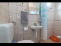 Apartments Krešo - 100 m from sea A1 desni(4+1), A2 lijevi(5), A3(2) Tkon - Island Pasman  - Apartment - A2 lijevi(5): bathroom with toilet