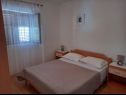Apartments Blazenka - 20m from the sea A1(6), A2(2+2) Tkon - Island Pasman  - Apartment - A2(2+2): bedroom