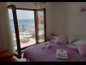 Apartments Blazenka - 20m from the sea A1(6), A2(2+2) Tkon - Island Pasman  - Apartment - A1(6): bedroom