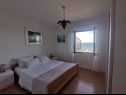 Apartments Dijana - right next to the beach: A1-prizemlje(5), A2-prizemlje (2), A3 (2+2) Tkon - Island Pasman  - Apartment - A1-prizemlje(5): bedroom