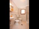 Apartments Glory - 80m from beach; A1(4) Zdrelac - Island Pasman  - Apartment - A1(4): bathroom with toilet