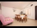 Apartments Glory - 100m from beach; A1(4) Zdrelac - Island Pasman  - Apartment - A1(4): dining room