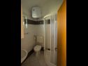 Apartments Daju - 3 colours: A1 plavi(2+2), A2 žuti(4+1), A3 narančasti(2) Zdrelac - Island Pasman  - Apartment - A2 žuti(4+1): bathroom with toilet
