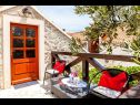 Holiday home Three holiday homes: H1 Azur (4), H2 Wood (4), H3 Ston (4+2) Orebic - Peljesac peninsula  - Croatia - H3 Ston (4+2): terrace