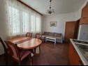 Apartments Dami - 100m from the sea A1 Sun(2+1), A2 Earth(2+1), A3 Sea(2+1), A4 Wind(2+1) Orebic - Peljesac peninsula  - Apartment - A1 Sun(2+1): kitchen and dining room