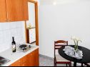 Apartments Jaki - 150 m from beach A1(4), SA2(2+1), A3(4), A4(4), SA5(3) Orebic - Peljesac peninsula  - Apartment - A1(4): kitchen and dining room