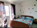Apartments Jaki - 150 m from beach A1(4), SA2(2+1), A3(4), A4(4), SA5(3) Orebic - Peljesac peninsula  - Apartment - A3(4): bedroom