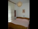 Apartments Per - sea view & parking space: A1(4) Banjol - Island Rab  - Apartment - A1(4): bedroom