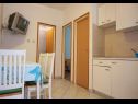 Apartments Tatjana - 300 m from beach: A1(2+2), A2(4) Banjol - Island Rab  - Apartment - A2(4): kitchen and dining room