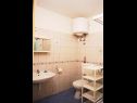 Apartments Tatjana - 300 m from beach: A1(2+2), A2(4) Banjol - Island Rab  - Apartment - A2(4): bathroom with toilet