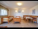 Apartments Lidija - family friendly & close to the sea: A1(4+1), B2(2+2), C3(2) Banjol - Island Rab  - Apartment - B2(2+2): living room