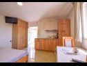 Apartments Lidija - family friendly & close to the sea: A1(4+1), B2(2+2), C3(2) Banjol - Island Rab  - Studio apartment - C3(2): kitchen and dining room
