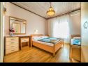 Apartments Duša - with great view: A1(4+1), A3 I kat(2+1), A2 II kat(2+1) Banjol - Island Rab  - Apartment - A1(4+1): bedroom