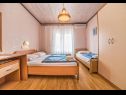 Apartments Duša - with great view: A1(4+1), A3 I kat(2+1), A2 II kat(2+1) Banjol - Island Rab  - Apartment - A1(4+1): bedroom