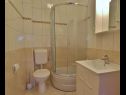 Apartments Zdenka - garden terrace: A1(5), A2(4), A3(2+2) Barbat - Island Rab  - Apartment - A1(5): bathroom with toilet