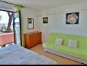 Apartments Zdenka - garden terrace: A1(5), A2(4), A3(2+2) Barbat - Island Rab  - Apartment - A2(4): bedroom