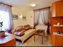 Apartments Zdenka - garden terrace: A1(5), A2(4), A3(2+2) Barbat - Island Rab  - Apartment - A3(2+2): living room
