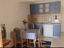 Apartments Ren - 150 m from beach: A3(2+1) Kampor - Island Rab  - Apartment - A3(2+1): kitchen and dining room