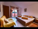 Apartments Davorka - with sea view: A1(4+1), A2(4+1) Kampor - Island Rab  - Apartment - A1(4+1): bedroom