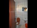Apartments Bela - sea view: A1(2+2), A2(2+2), SA3(2) Lopar - Island Rab  - Apartment - A2(2+2): bathroom with toilet