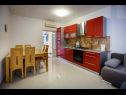 Apartments Spomenka - green paradise; A1(4+1), A2(4+1), A3(6+1) Palit - Island Rab  - Apartment - A2(4+1): kitchen and dining room