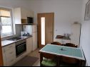 Apartments Coastal home - 10 m from the sea: A1(4+1), A2(2), A3(2+2), A4(4+1), A5(4+1) Supetarska Draga - Island Rab  - Apartment - A3(2+2): kitchen and dining room