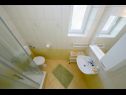 Apartments Coastal home - 10 m from the sea: A1(4+1), A2(2), A4(4+1), A5(4+1) Supetarska Draga - Island Rab  - Apartment - A2(2): bathroom with toilet