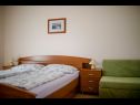 Apartments Coastal home - 10 m from the sea: A1(4+1), A2(2), A4(4+1), A5(4+1) Supetarska Draga - Island Rab  - Apartment - A4(4+1): bedroom