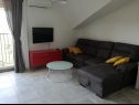 Apartments Xena - comfort and spacious: A1 Grey(4+2), A2 Red(2+2), A3 Purple(2+2), A4 Orange(2+2), A5 Green(2+2) Supetarska Draga - Island Rab  - Apartment - A1 Grey(4+2): living room