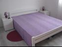 Apartments Xena - comfort and spacious: A1 Grey(4+2), A2 Red(2+2), A3 Purple(2+2), A4 Orange(2+2), A5 Green(2+2) Supetarska Draga - Island Rab  - Apartment - A3 Purple(2+2): bedroom