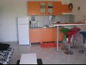 Apartments Xena - comfort and spacious: A1 Grey(4+2), A2 Red(2+2), A3 Purple(2+2), A4 Orange(2+2), A5 Green(2+2) Supetarska Draga - Island Rab  - Apartment - A4 Orange(2+2): kitchen and dining room