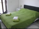 Apartments Xena - comfort and spacious: A1 Grey(4+2), A2 Red(2+2), A3 Purple(2+2), A4 Orange(2+2), A5 Green(2+2) Supetarska Draga - Island Rab  - Apartment - A5 Green(2+2): bedroom