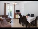 Apartments Mira - near sandy beach A1 (6) Supetarska Draga - Island Rab  - Apartment - A1 (6): living room