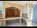 Apartments Ivni - great view: A1(4+2), SA2(2+2) Cesarica - Riviera Senj  - fireplace