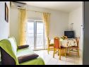 Apartments Domagoj - on the beach: A1 crveni(2+2), A2 narancasti(4+2), A3 bijeli(2+2), SA5 bijeli(2) Lukovo Sugarje - Riviera Senj  - Apartment - A3 bijeli(2+2): living room