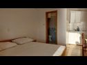Apartments Jase - 30 m from beach : SA1-crvena kuhinja(2), A2(4), SA3(2+1), SA4-bijela kuhinja(2) Lukovo Sugarje - Riviera Senj  - Studio apartment - SA4-bijela kuhinja(2): bedroom