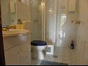 Apartments Ana - 5 m from beach: A1 Plavi(2+2), A2 Rozi(2+2) Ribarica - Riviera Senj  - Apartment - A1 Plavi(2+2): bathroom with toilet