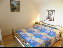 Apartments Ana - 5 m from beach: A1 Plavi(2+2), A2 Rozi(2+2) Ribarica - Riviera Senj  - Apartment - A2 Rozi(2+2): bedroom
