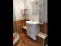 Apartments Zlato - with pool : SA1 Murva (2), A3 Lovor (4), A4 Mendula (2+1), SA5 Maslina (2) Senj - Riviera Senj  - Studio apartment - SA1 Murva (2): bathroom with toilet