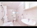 Apartments Vik - 250 m from beach A1(4+4), A2(3+2), A3(2+2), SA4(2) Brodarica - Riviera Sibenik  - Apartment - A2(3+2): bathroom with toilet