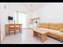 Apartments Vik - 250 m from beach A1(4+2), A2(3+1), A3(2+1), SA4(2) Brodarica - Riviera Sibenik  - Apartment - A3(2+1): kitchen and dining room