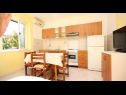 Apartments Per - comfortable  family apartments A1(2+2), A2(4+1), A3(2+2) Grebastica - Riviera Sibenik  - Apartment - A1(2+2): kitchen and dining room