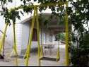 Apartments Josi - parking and barbecue: A1(2+2), A2(4+1) Grebastica - Riviera Sibenik  - courtyard
