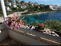 Apartments Miki - 25 m from crystal clear sea: A1(6) Cove Kanica (Rogoznica) - Riviera Sibenik  - Croatia - sea view (house and surroundings)