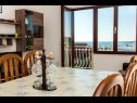 Apartments AnteV - 80m from the sea with parking: A2(6) Cove Kanica (Rogoznica) - Riviera Sibenik  - Croatia - Apartment - A2(6): dining room