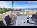 Apartments Branka - 30 m from beach: A1 zeleni(4+1), A2 žuti(4+1) Cove Kanica (Rogoznica) - Riviera Sibenik  - Croatia - Apartment - A1 zeleni(4+1): terrace