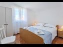 Apartments Jera -  barbecue and free berth for boat A1(4+1), A2(2+1) Cove Kanica (Rogoznica) - Riviera Sibenik  - Croatia - Apartment - A2(2+1): bedroom