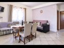 Apartments Vinx - grill and terrace A1(2+2), A2(2+2) Cove Kanica (Rogoznica) - Riviera Sibenik  - Croatia - Apartment - A1(2+2): dining room