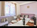 Apartments Vinx - grill and terrace A1(2+2), A2(2+2) Cove Kanica (Rogoznica) - Riviera Sibenik  - Croatia - Apartment - A1(2+2): dining room