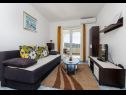 Apartments Anica A1(2+1), A2(2+2) Cove Kanica (Rogoznica) - Riviera Sibenik  - Croatia - Apartment - A1(2+1): living room